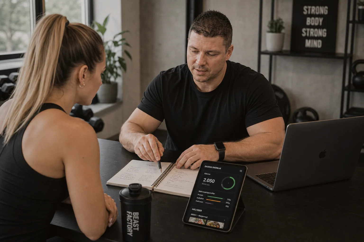 Online personlig træning hos BeastFactory