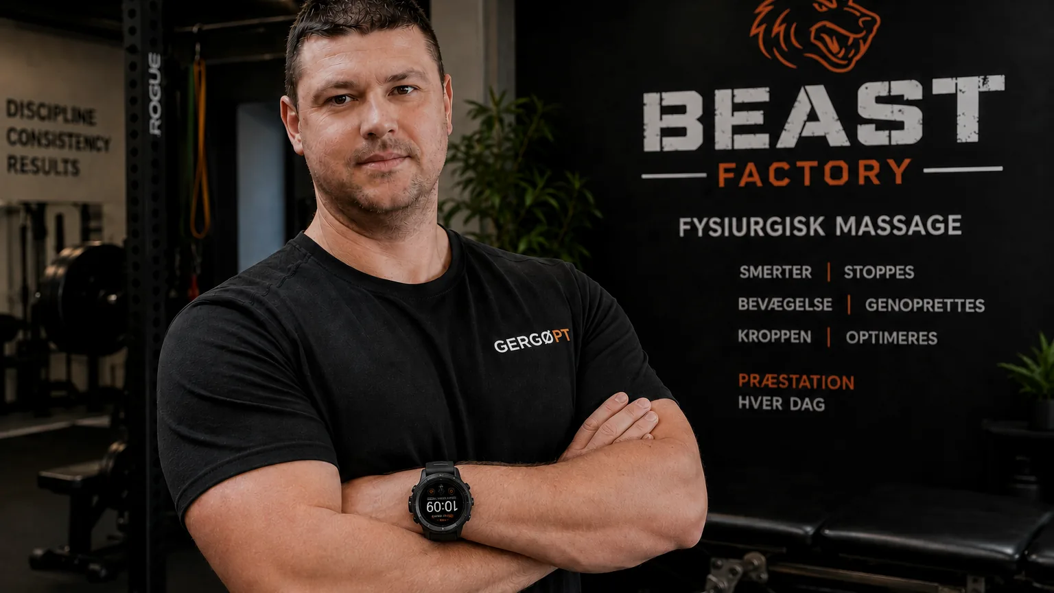 Gergø Meszaros, sportsterapeut hos BeastFactory
