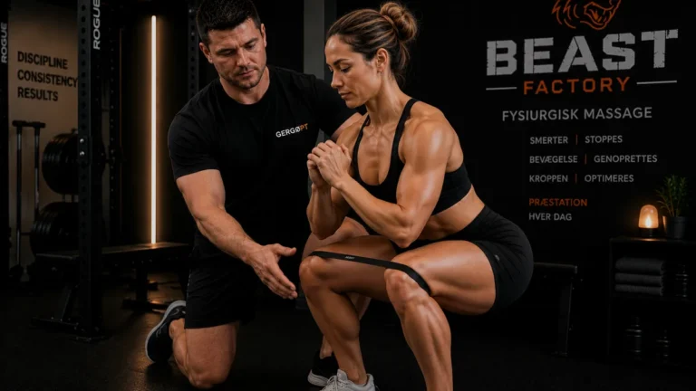 Sportsterapi og ?velsesvejledning ved kn?belastning hos BeastFactory
