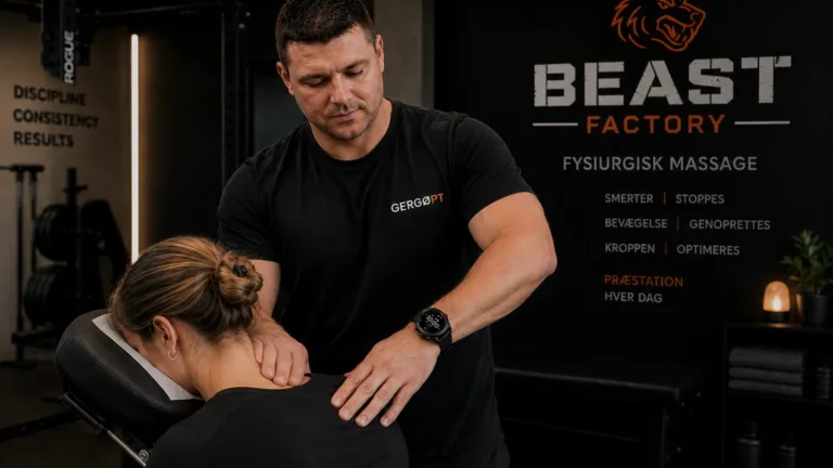 Sportsterapi og behandling af ryg og skulder hos BeastFactory